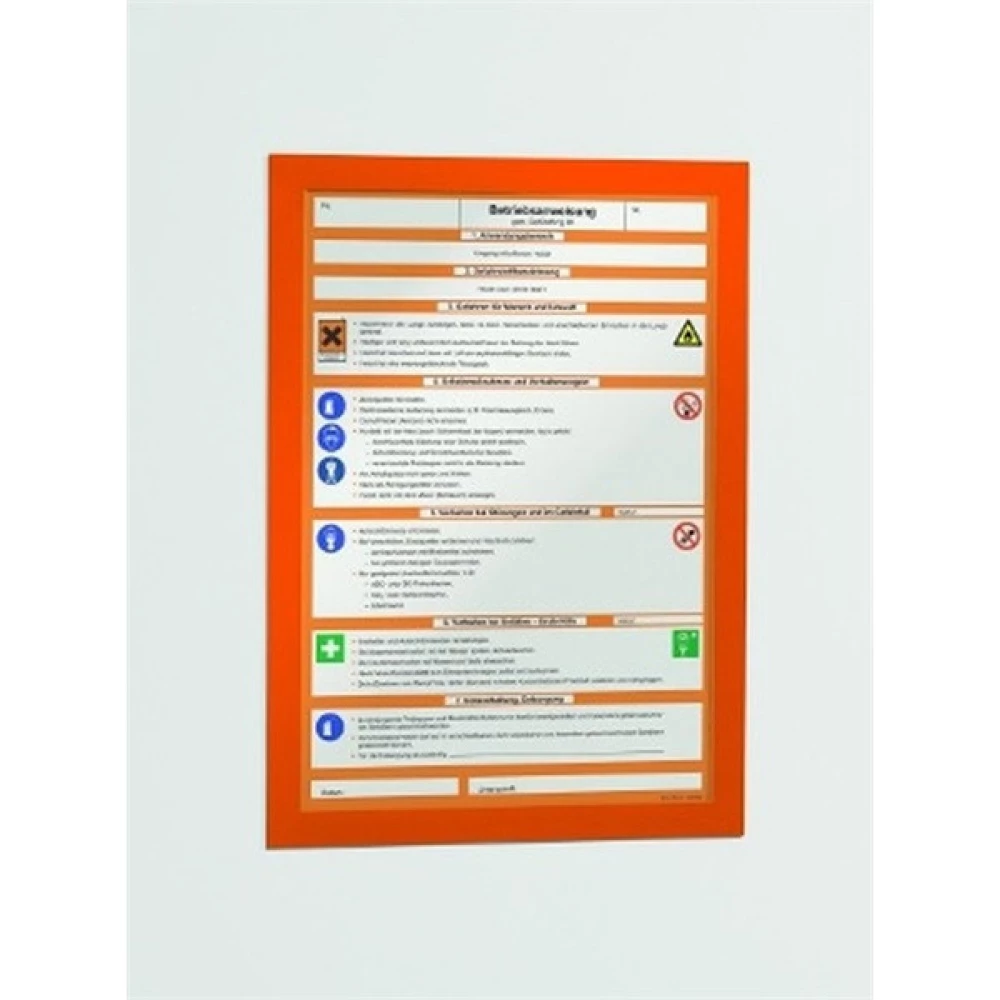 DURABLE 450.813 Duraframe A4 információs keret zöld 2db