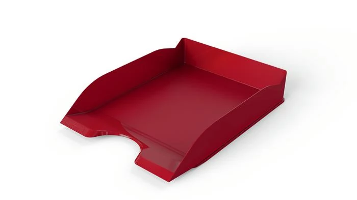 DURABLE Basic Irattálca műanyag piros V2
