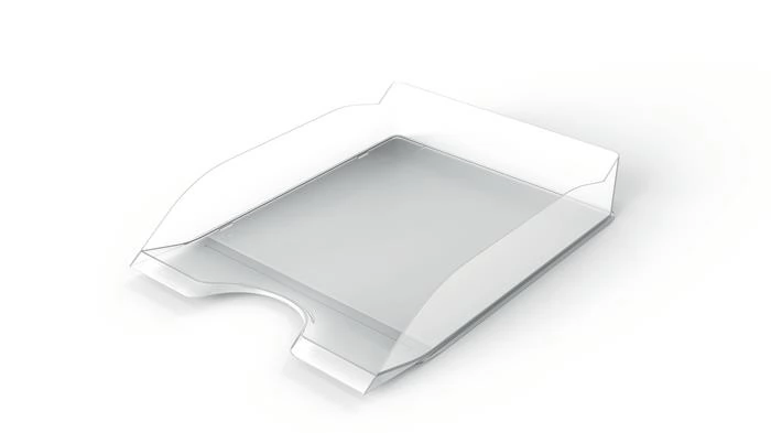 DURABLE Basic Irattálca műanyag áttetsző V2