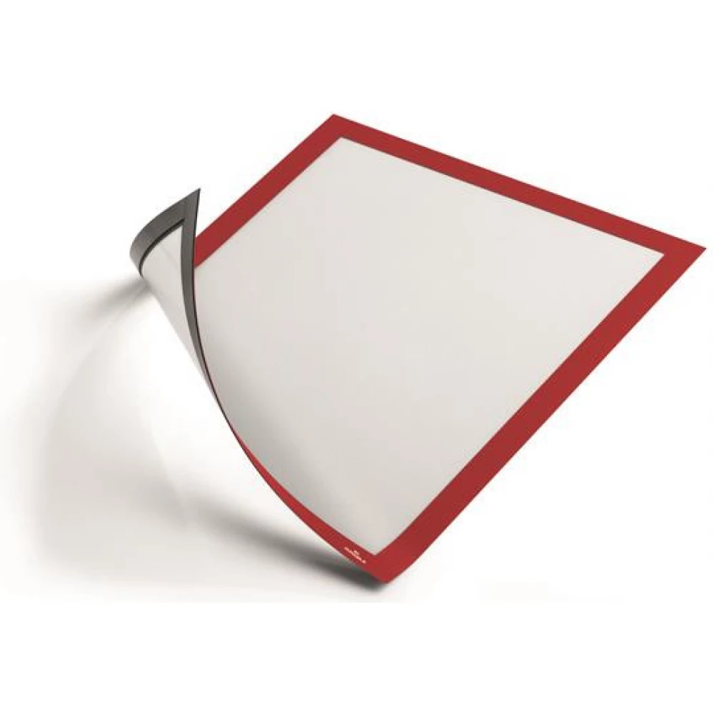 DURABLE Bemutató keret A4 mágneses DURAFRAME® MAGNETIC piros