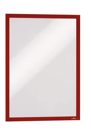 DURABLE DURAFRAME Infokeret A3 öntapadó háttal piros
