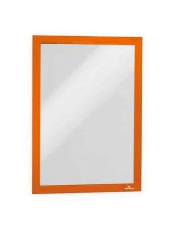 DURABLE DURAFRAME Infokeret A4 öntapadó háttal narancs