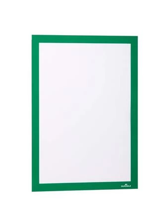 DURABLE DURAFRAME Infokeret A4 öntapadó háttal zöld