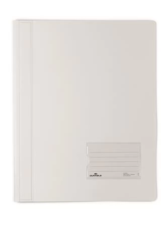 DURABLE DURALUX Gyorsfűző A4 extra erős áttetsző fehér