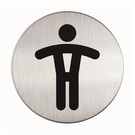 DURABLE Információs piktogram öntapadó Férfi WC