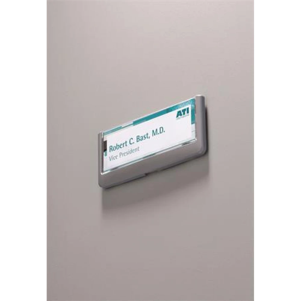 DURABLE Információs tábla 149x52.5mm CLICK SIGN szürke