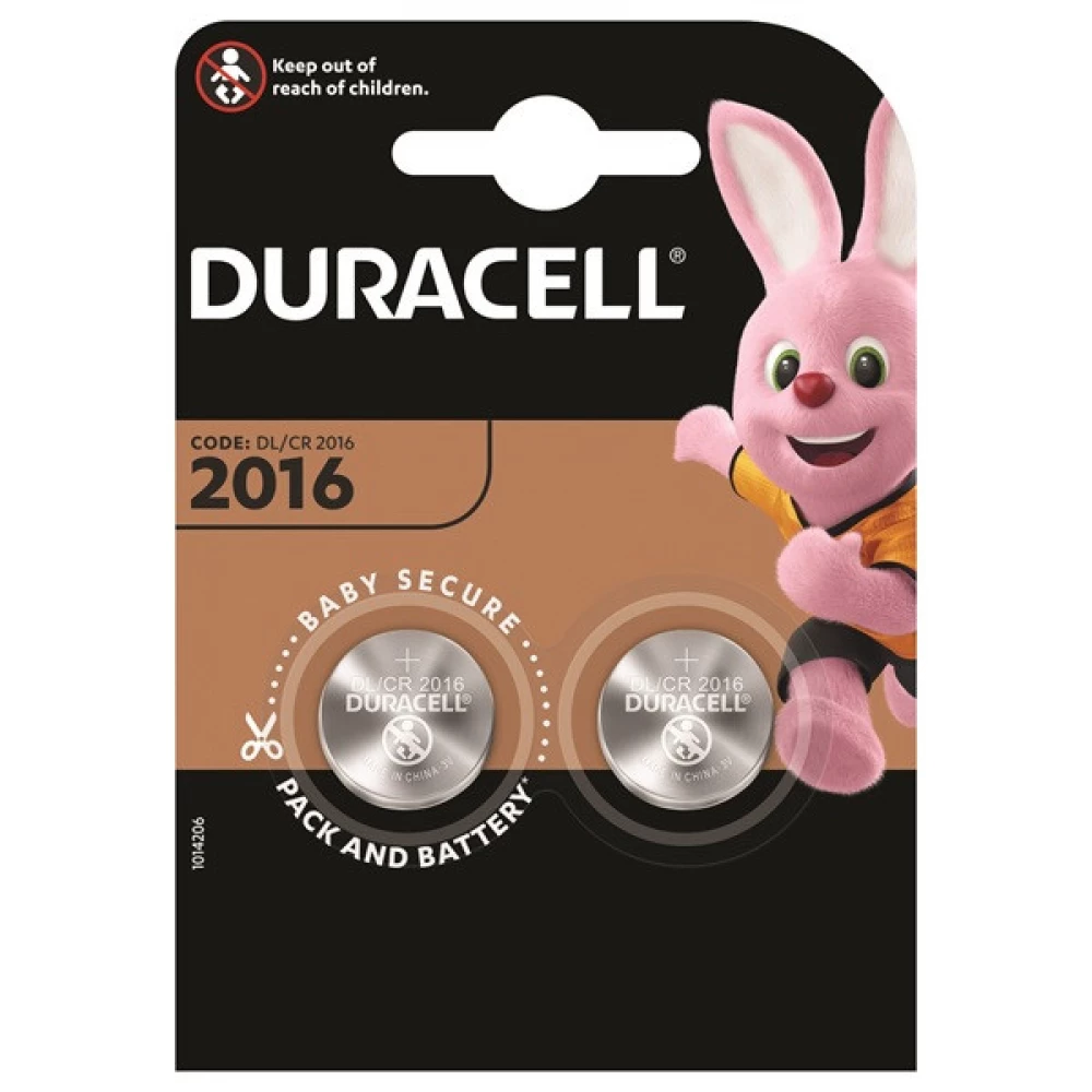 DURACELL CR2016 Lithium gombelem (CR) 2db
