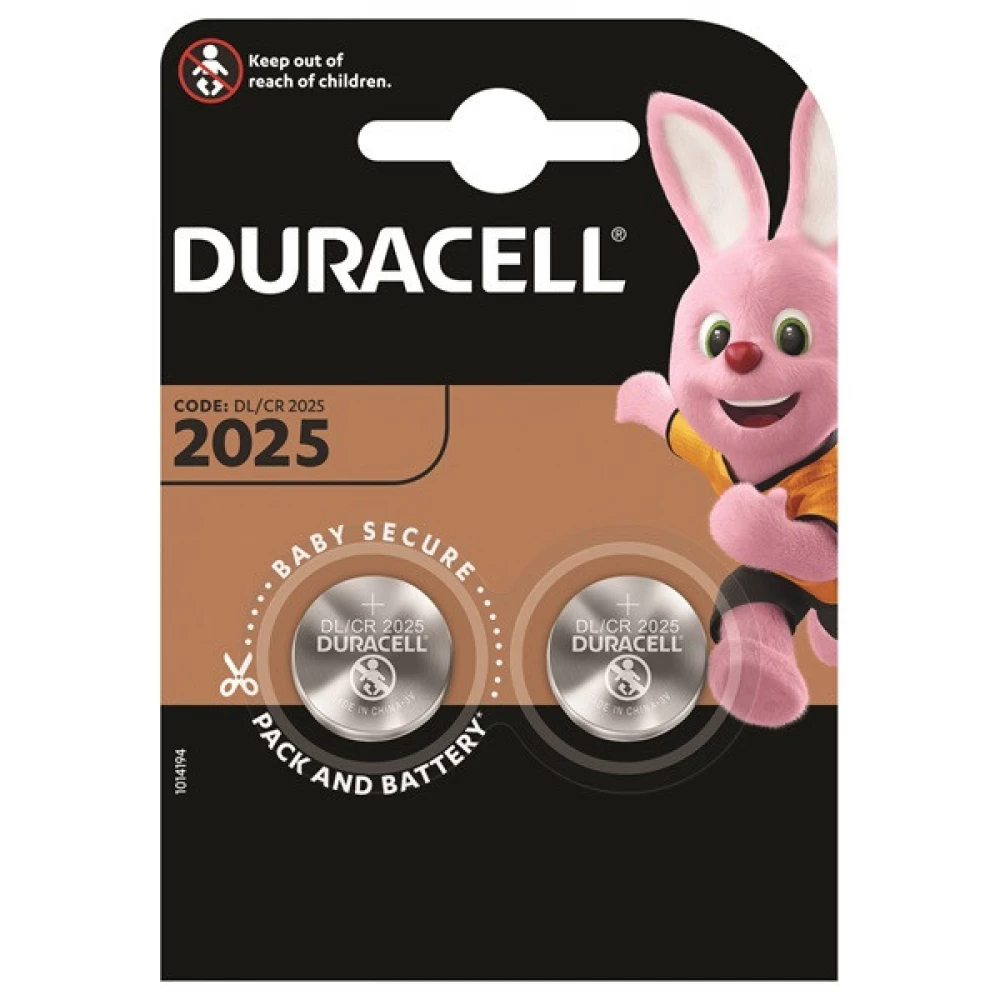 DURACELL CR2025 gombelem (CR) 2db