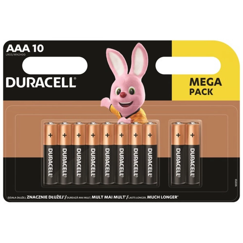 DURACELL Mikro ceruza elem (AAA) 10db
