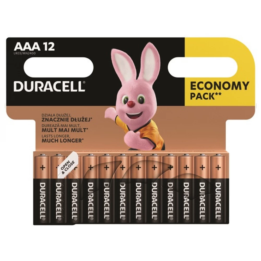 DURACELL Mikro ceruza elem (AAA) 12db