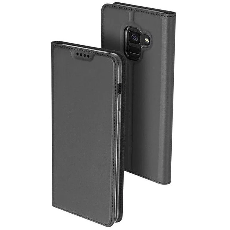 DUX DUCIS Oldalra nyitható tok Samsung Galaxy A11 / M11 sötétszürke