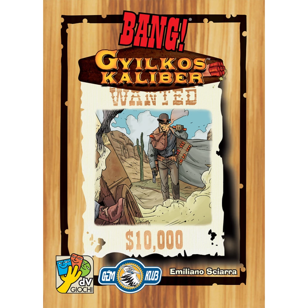 DV GAMES Bang! kártyajáték Gyilkos kaliber kiegészítő