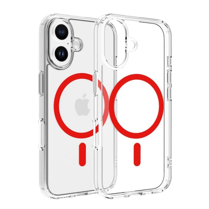 DVICED MagSafe hátlaptok iPhone 16 piros