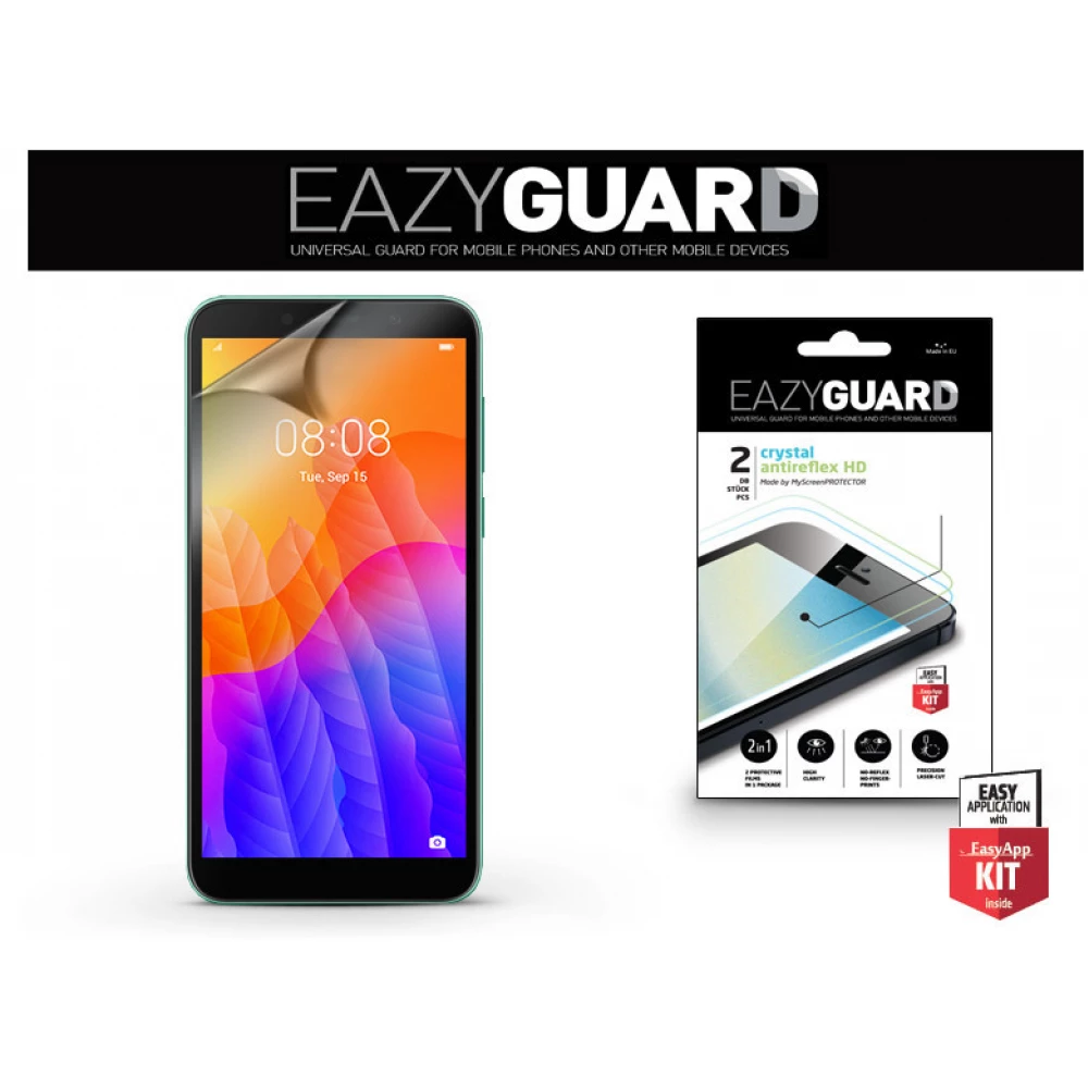 EazyGuard LA-1646 Huawei Y5 P/Y5 (2020) képernyővédő fólia (Crystal/Antireflex HD) 2db