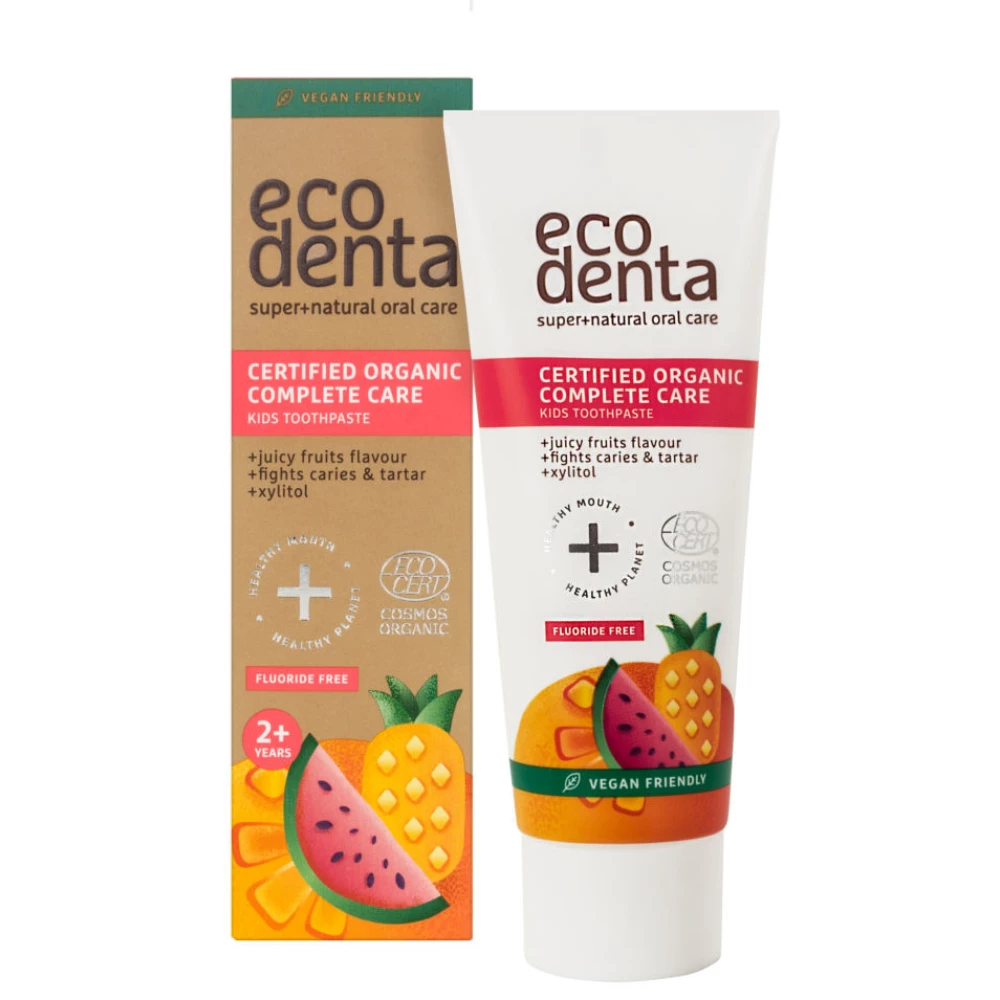 Ecodenta bio minősített gyümölcsös gyermekfogkrém 75 ml