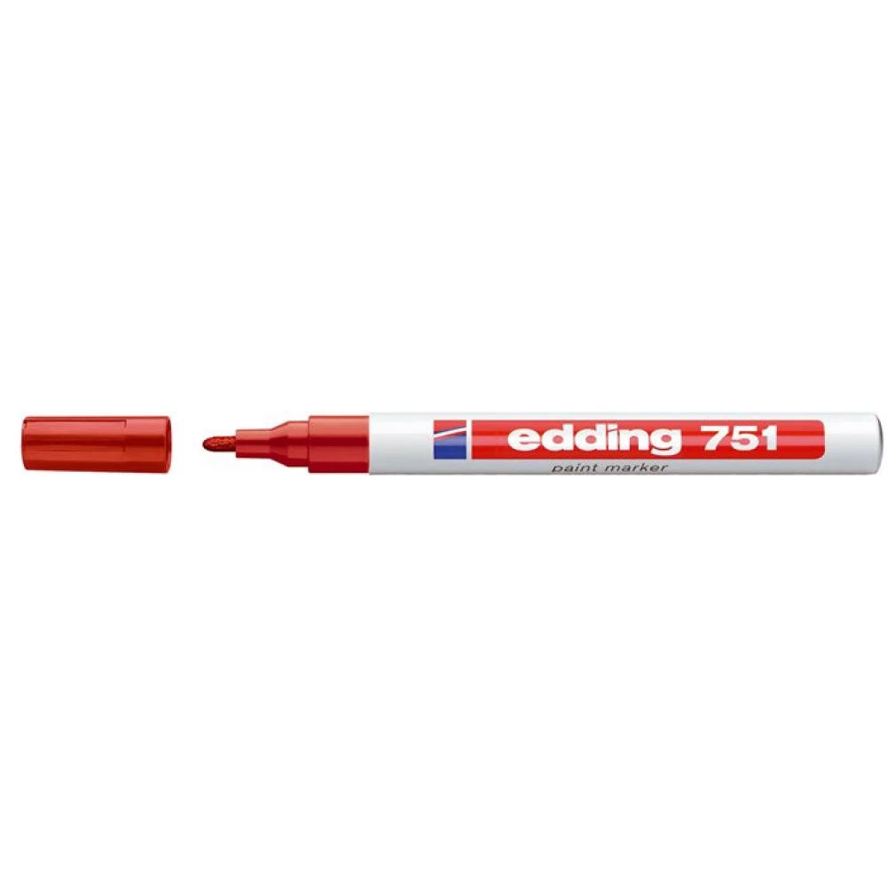 EDDING 751 1-2mm piros lakkmarker