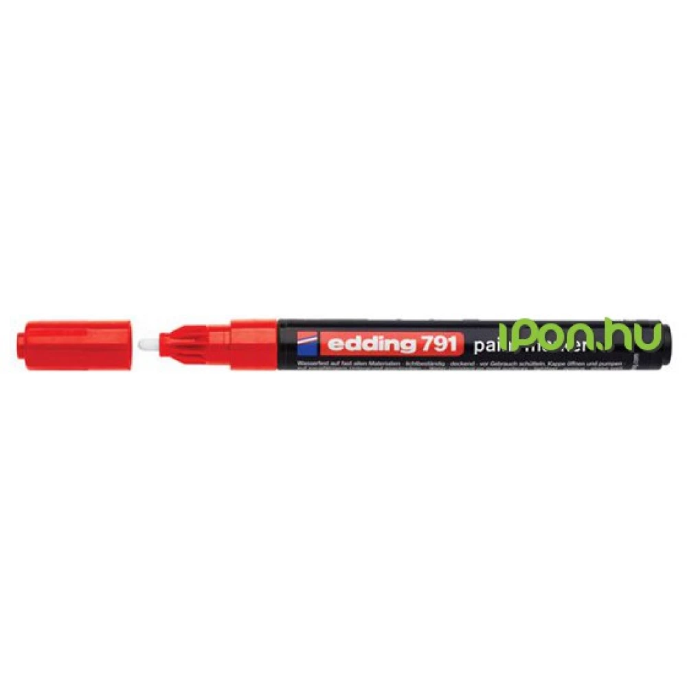 EDDING 791 lakkmarker piros