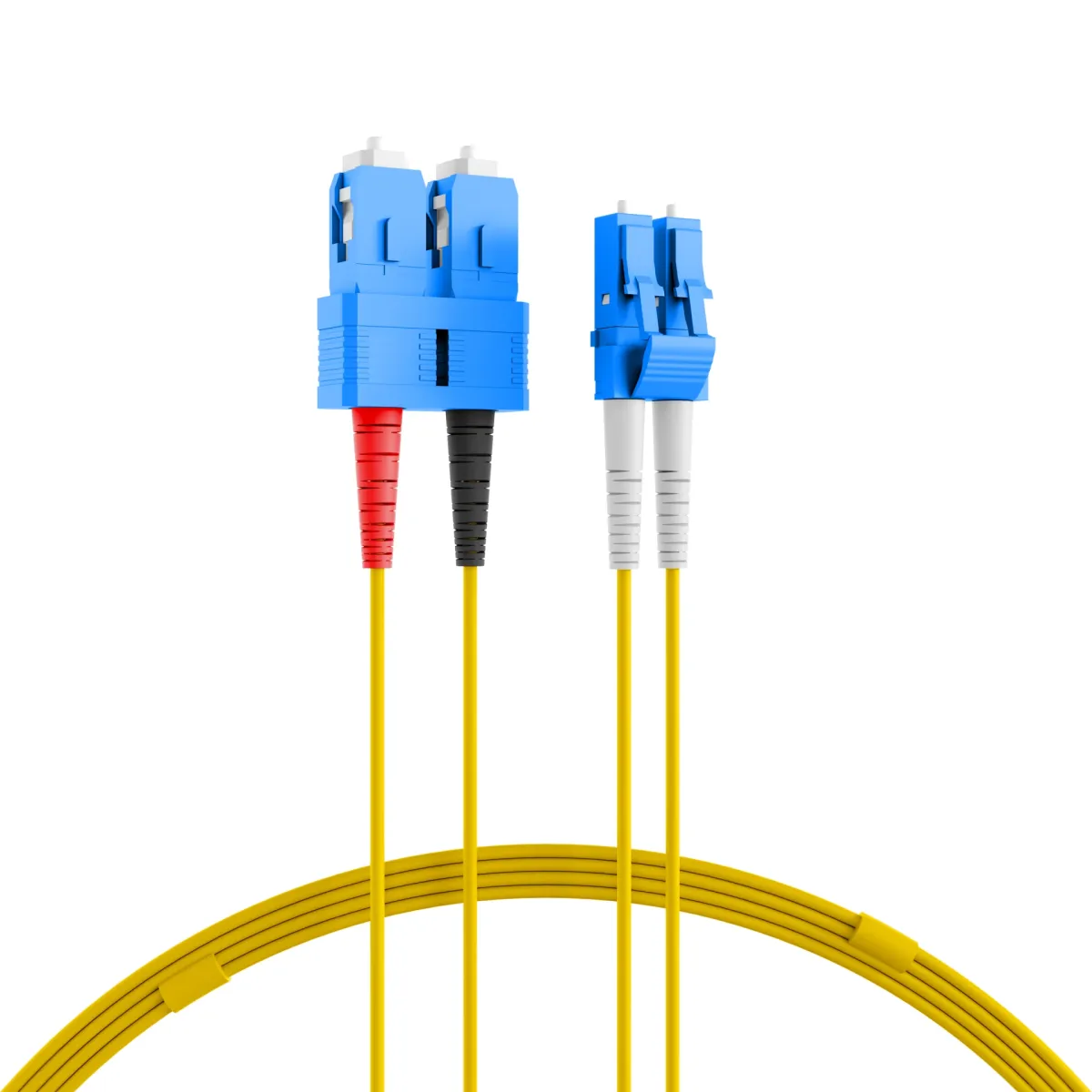 EFB-ELEKTRONIK Fiber Optic LC Fiber Optic SC Átalakító Sárga 2m O0360.2