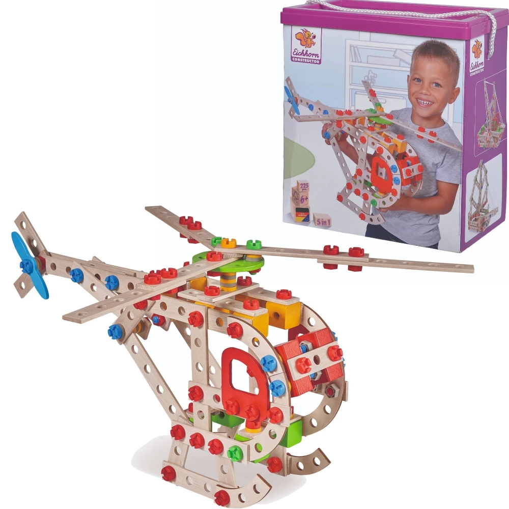 EICHHORN Constructor Helikopter fa építőkészlet