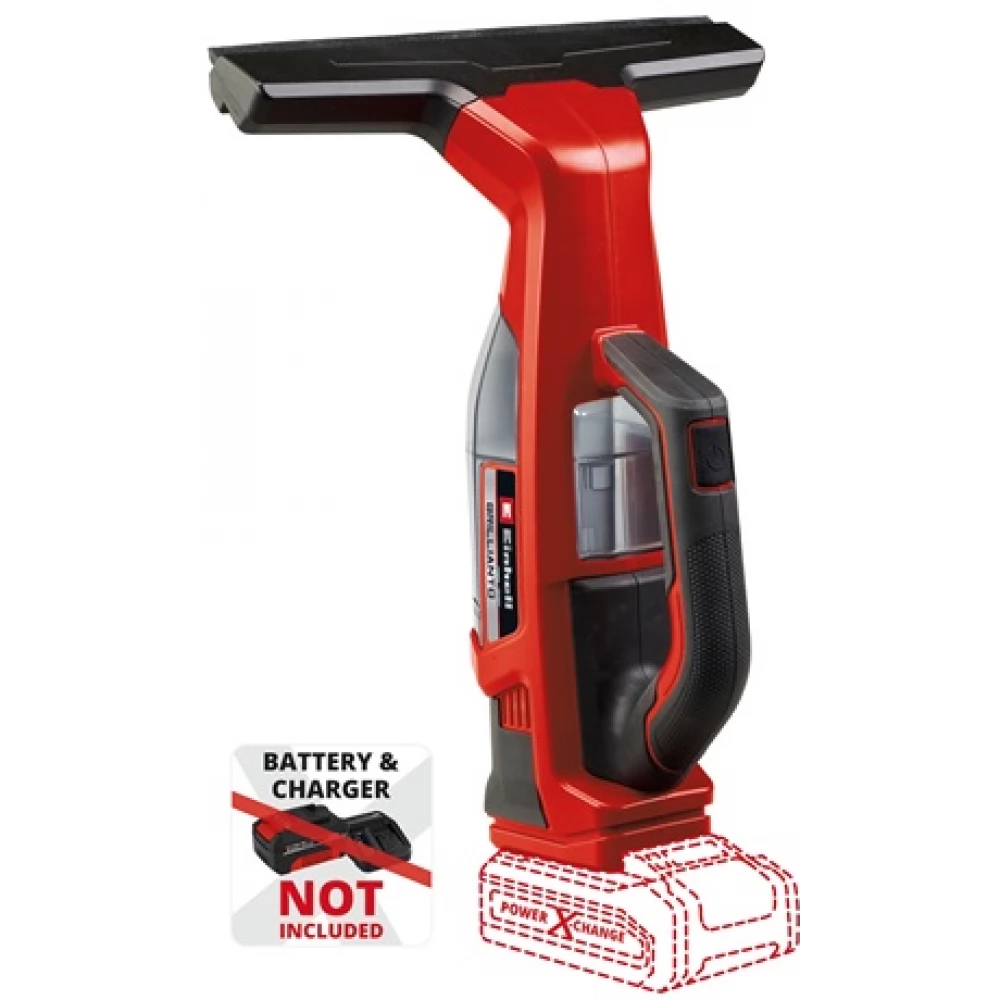 EINHELL Brillianto - solo Ablaktisztító akkumulátoros piros / fekete