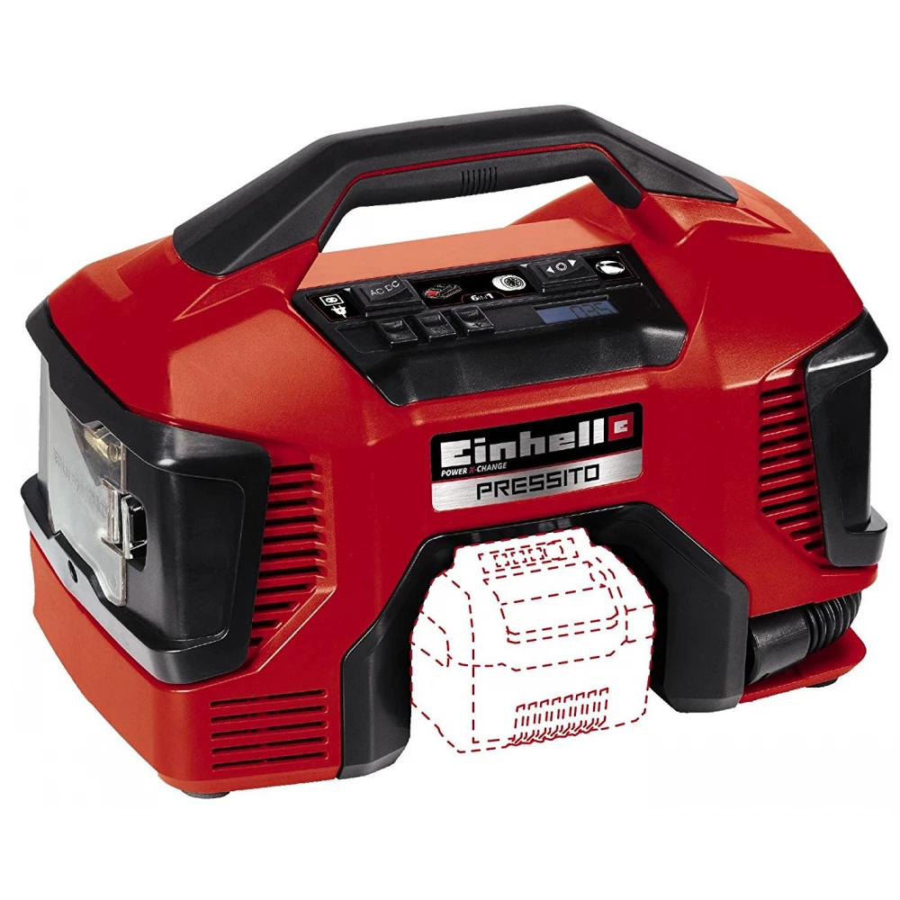 EINHELL Hibrid kompresszor Pressito akku és töltő nélkül