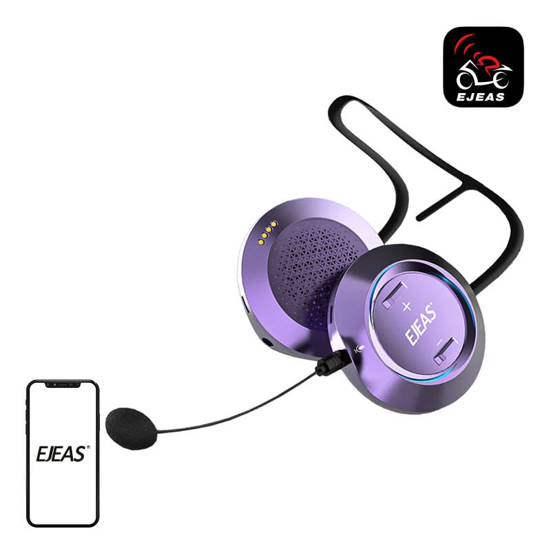 EJEAS S2 Síbukósisak intercom Lila