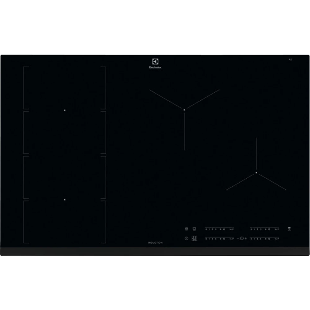 ELECTROLUX EIV854 Beépíthető indukciós főzőlap Flexibridge Hob2Hood 80 cm 4 főzőzóna fekete