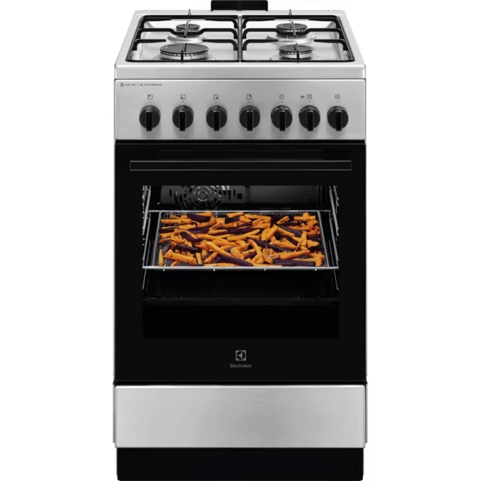 ELECTROLUX LKK560011X Kombi tűzhely SteamBake 58L A Fehér