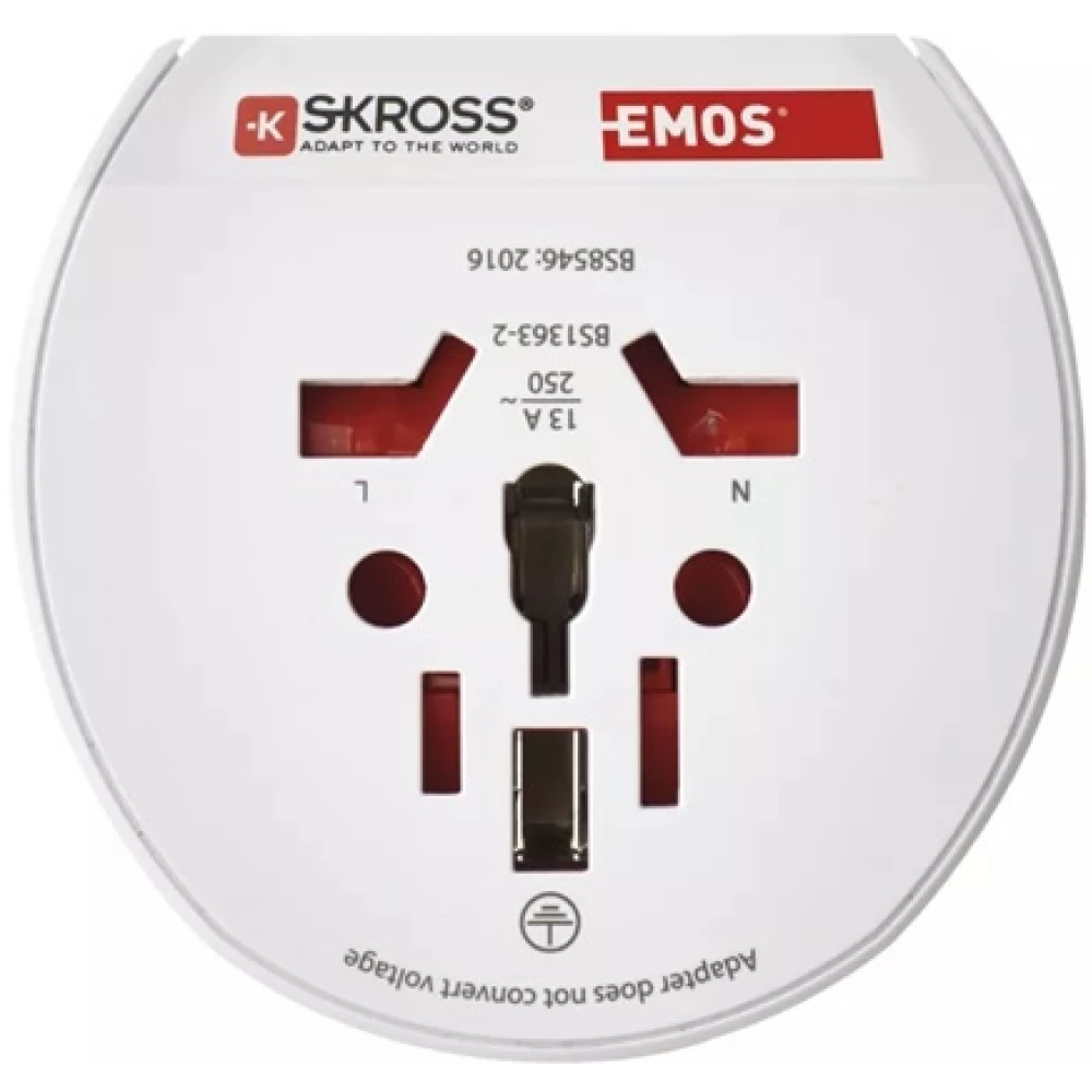 EMOS P0055N World to EU adapter
