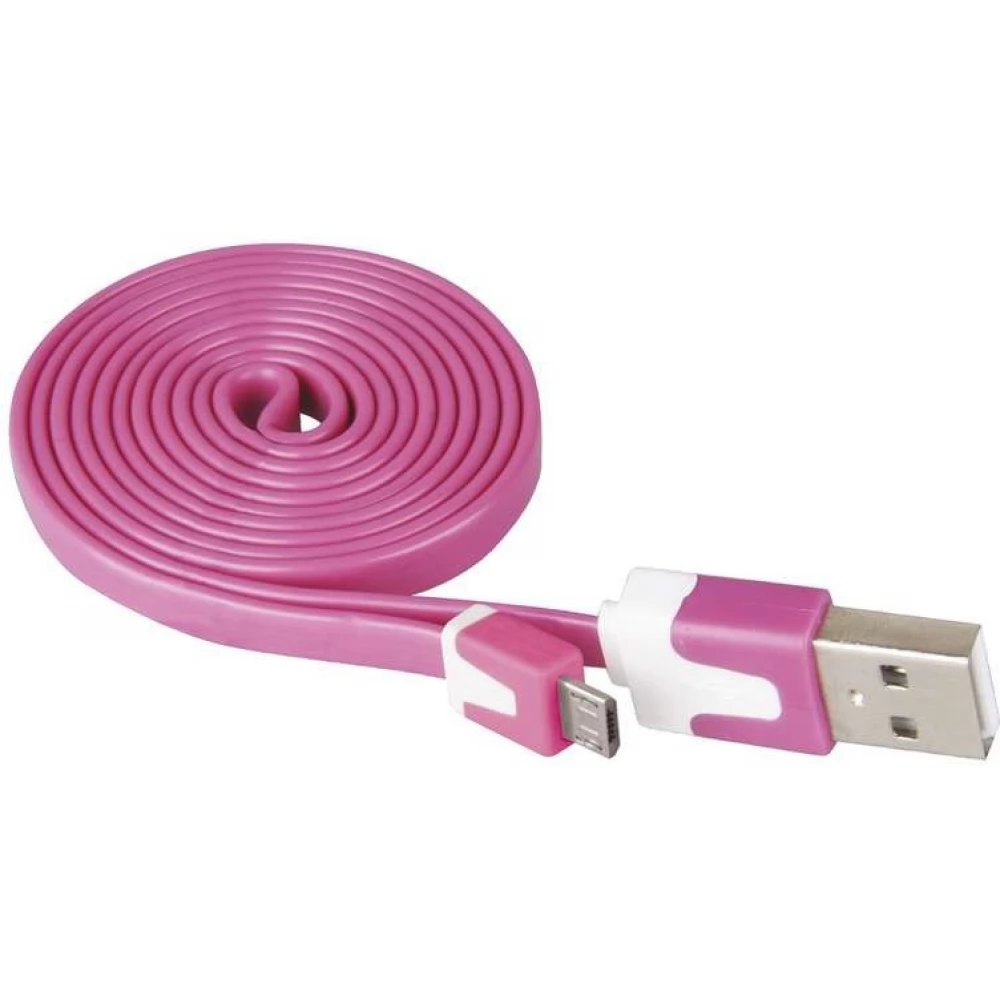 EMOS USB Micro USB Átalakító Rózsaszín 1m SM7001P