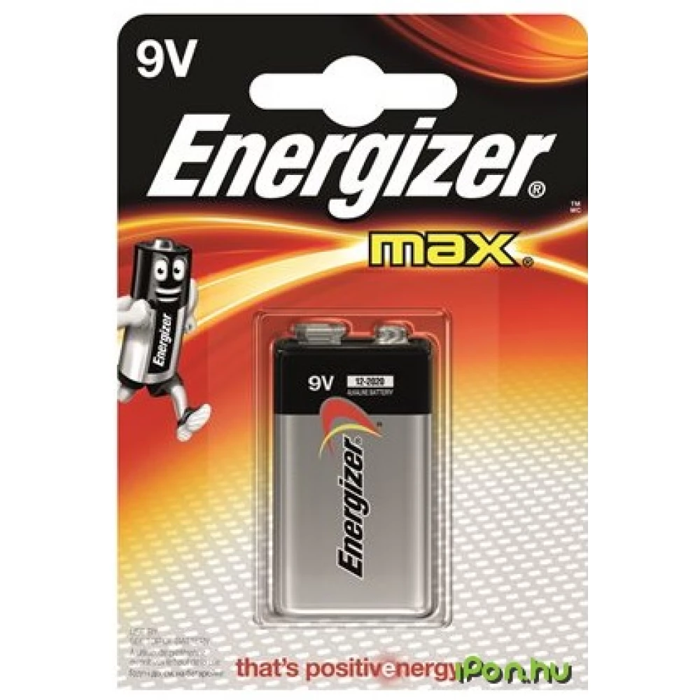 ENERGIZER Max 9 voltos elem (E) 1db
