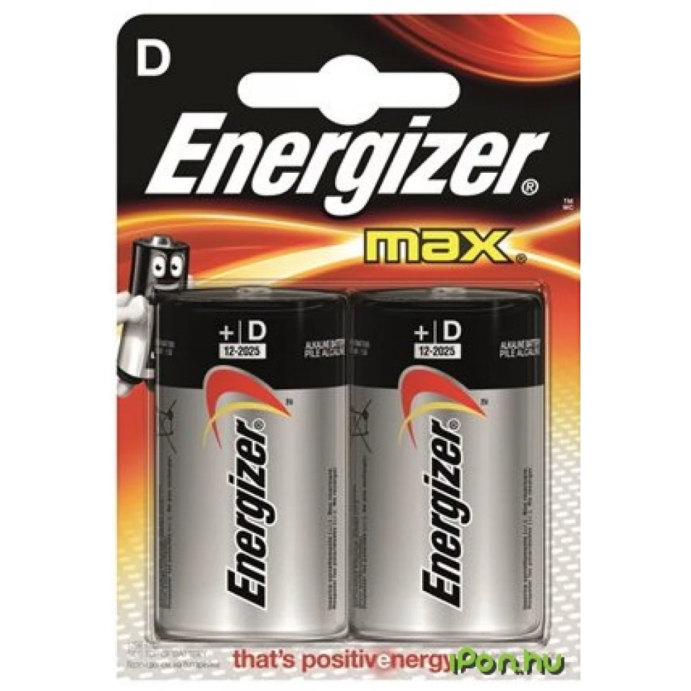 ENERGIZER Max Góliát elem (D) 2db