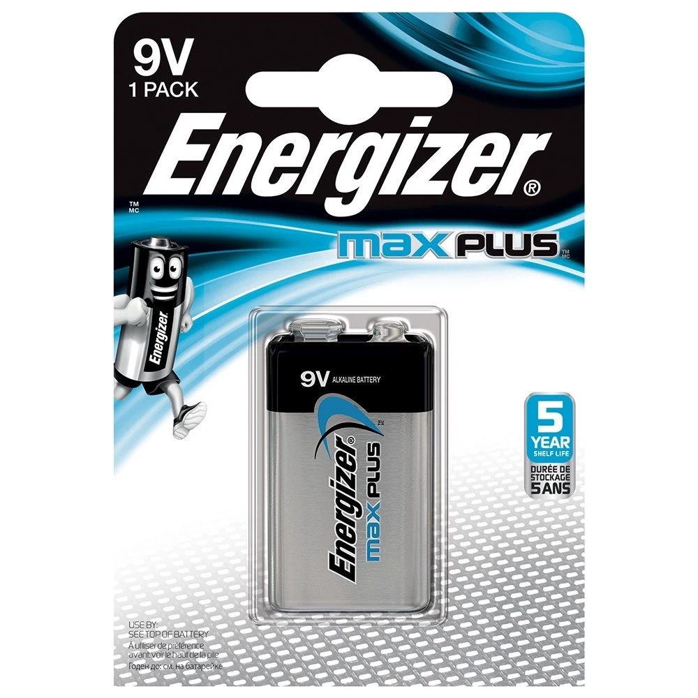 ENERGIZER Max Plus 9 voltos elem (E) 1db