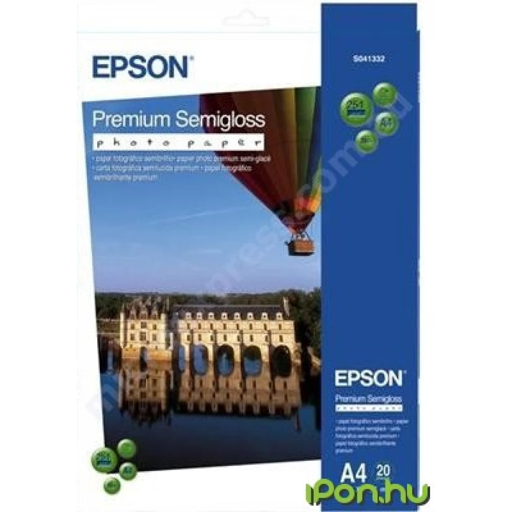 EPSON S041332 Félfényes fotópapír A4 (20 lap)
