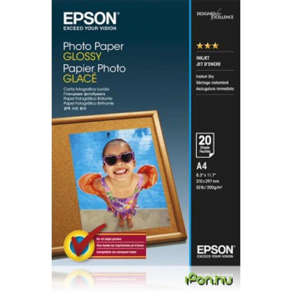 EPSON S042538 Fényes fótópapír A4 (20 lap)