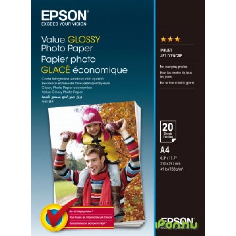 EPSON S400035 Value Glossy Photo Paper A4 20 sheet