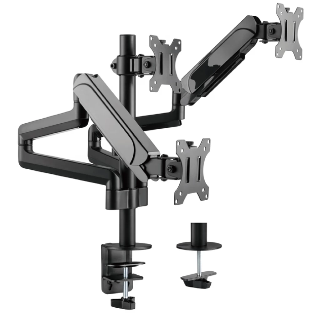 EQUIP 17"-27" Triple Monitor Desk Mount Bracket