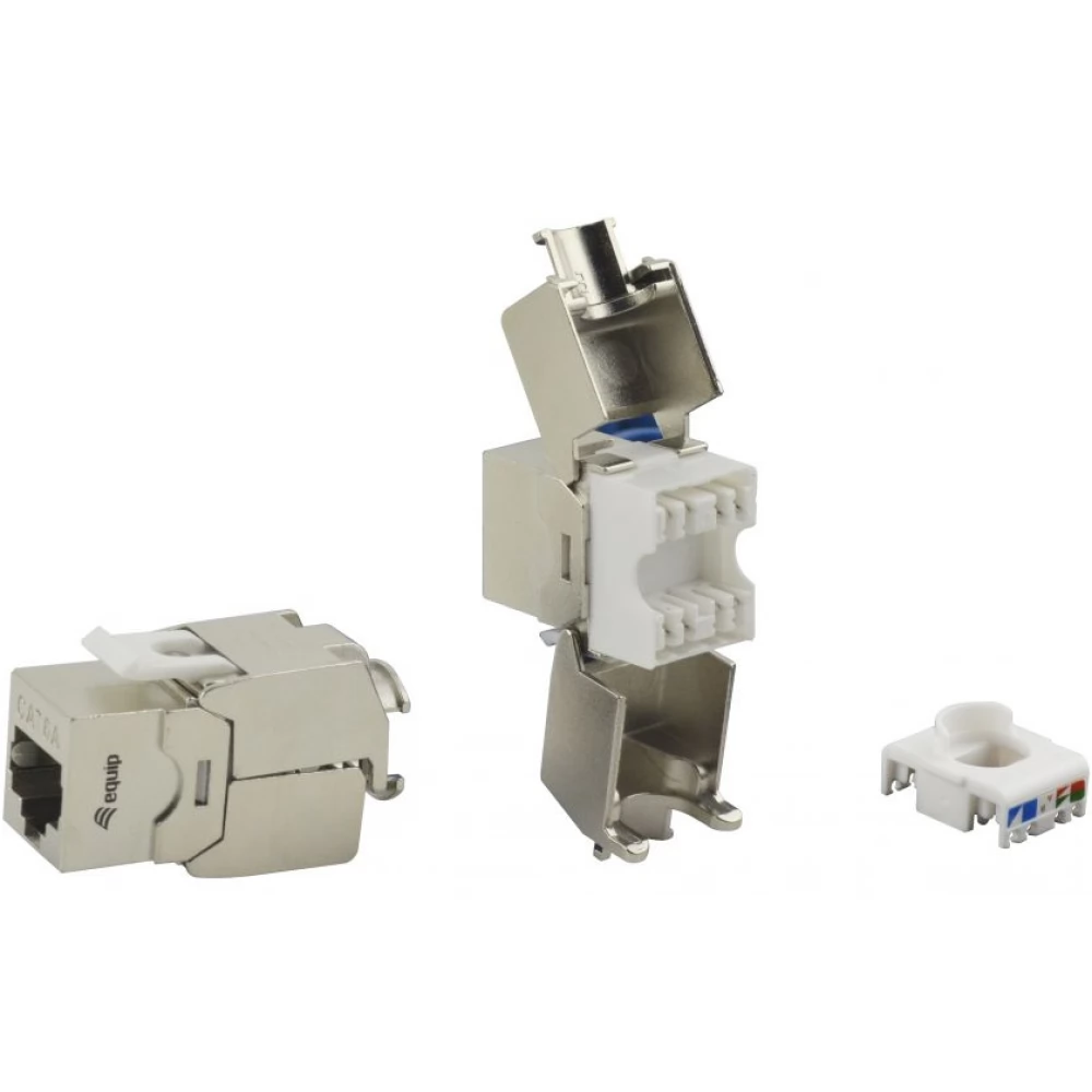 EQUIP Cat.6A Shielded Keystone Jack Toolfree 8pcs/pack 767222
