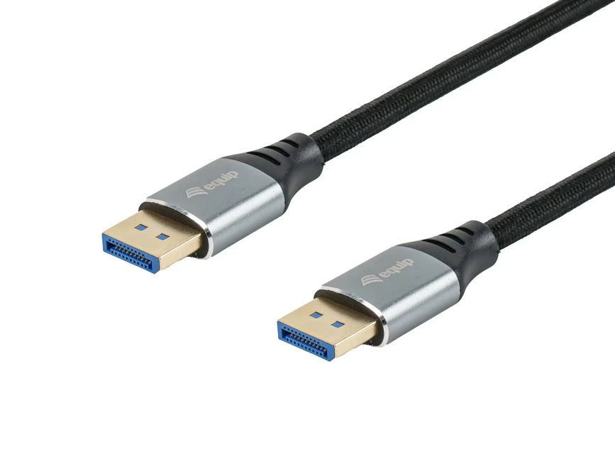 EQUIP DisplayPort 2.1 Összekötő Fekete 1m 119281