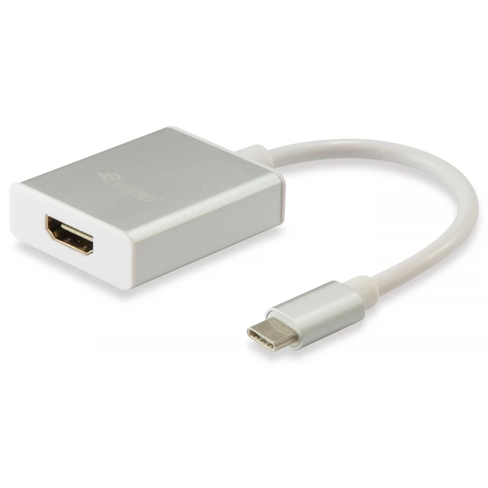 EQUIP USB 2.0 Type C HDMI Átalakító Fehér 15cm 133452