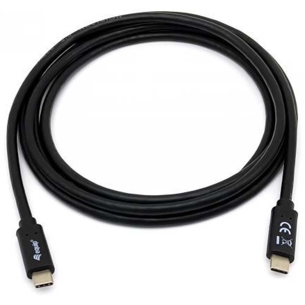 EQUIP USB 3.0 Type C Összekötő Fekete 2m 128347