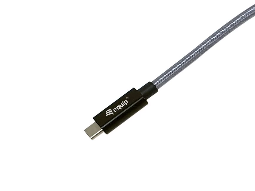 EQUIP USB 3.2 Type C Összekötő Fekete 1m 128421