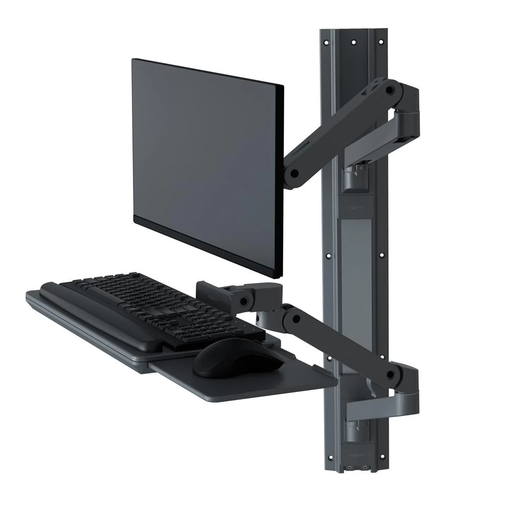 ERGOTRON LX Pro Fali tartó billentyűzethez monitorhoz szürke