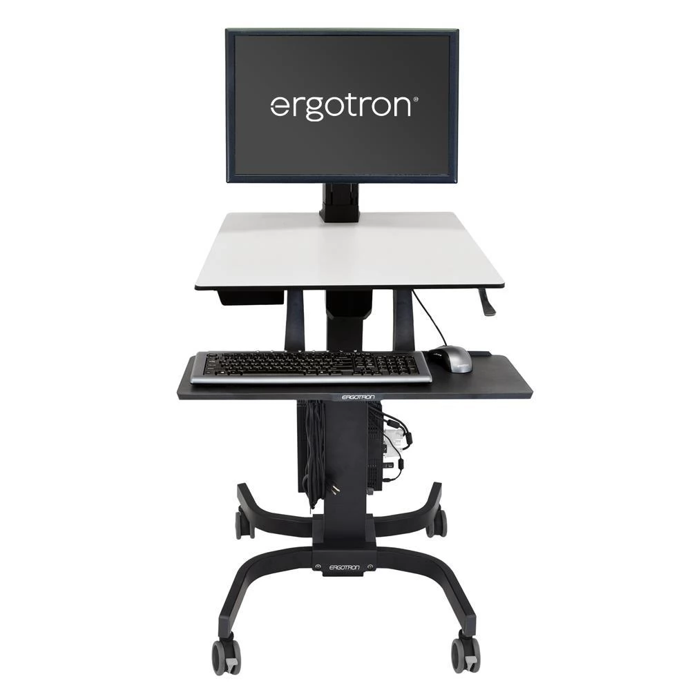 ERGOTRON WorkFit-C Sit-Stand mobil munkaállomás 1 monitoros HD fekete-szürke