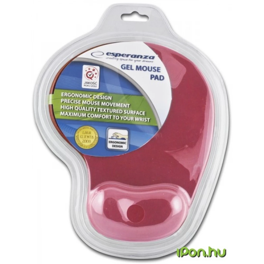 ESPERANZA EA137R Gel mouse pad piros