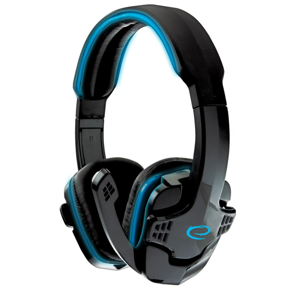 ESPERANZA EGH310 Raven Gamer mikrofonos fejhallgató fekete-kék