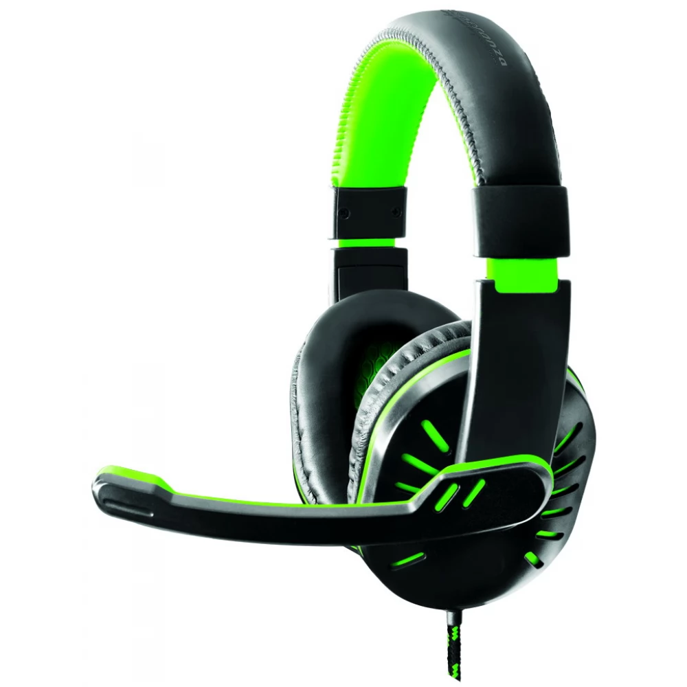ESPERANZA EGH330 Crow Gamer mikrofonos fejhallgató fekete-zöld