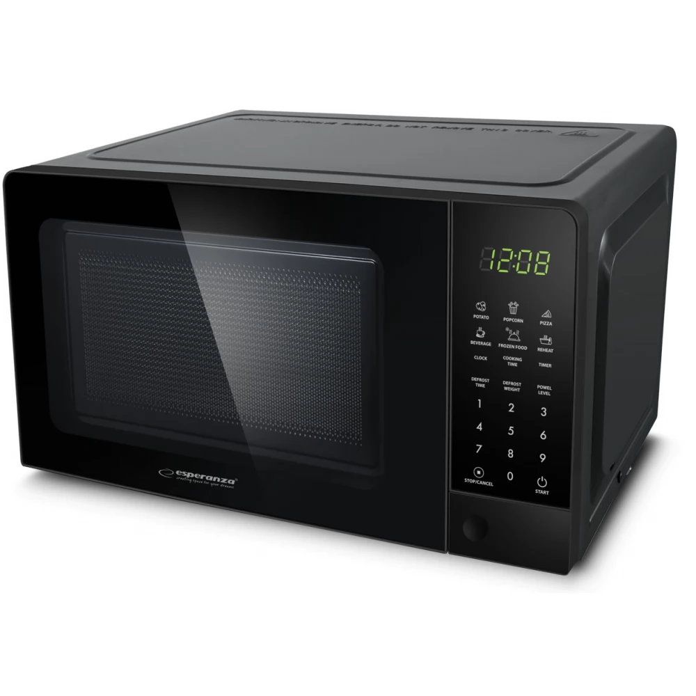 ESPERANZA EKO009 Horneado Mikróhullámú sütö 1100 W 20 l fekete