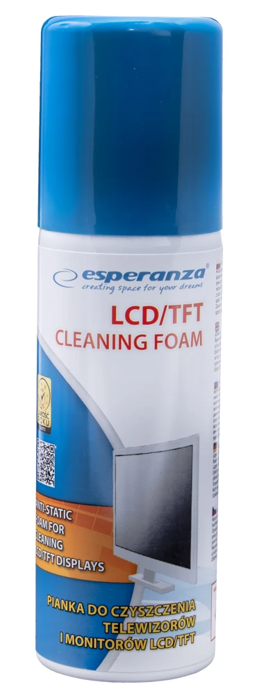 ESPERANZA ES101 LCD/TFT Képernyő tisztító hab 100ml