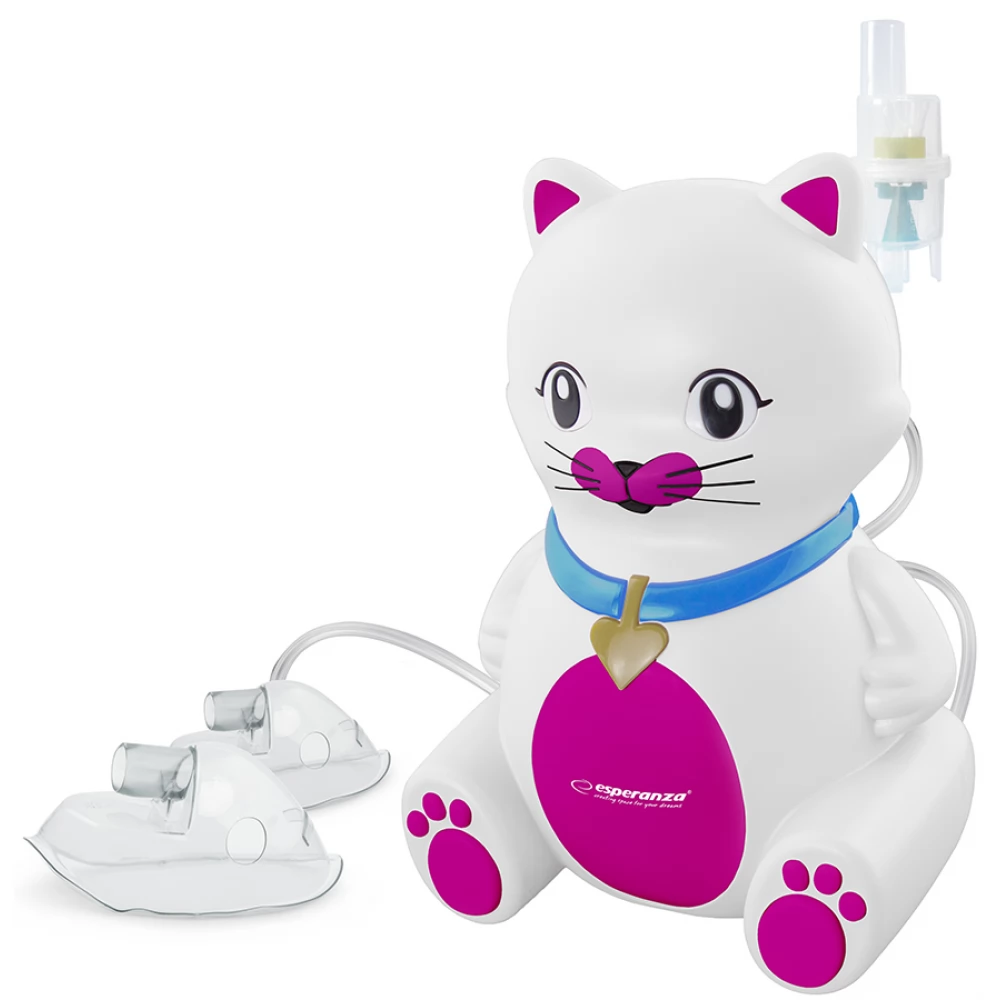ESPERANZA Kitty inhalátor fehér-rózsaszín